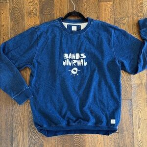 Banks Journal Men's Navy Crewneck Sweater